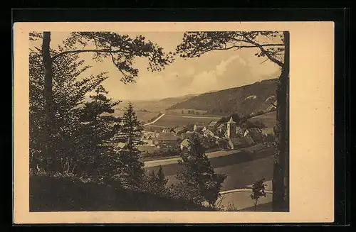 AK Buchfart, Teilansicht von Anhöhen aus