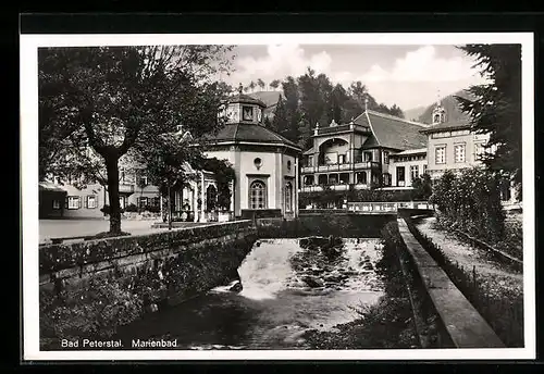 AK Bad Peterstal, Blick auf das Marienbad