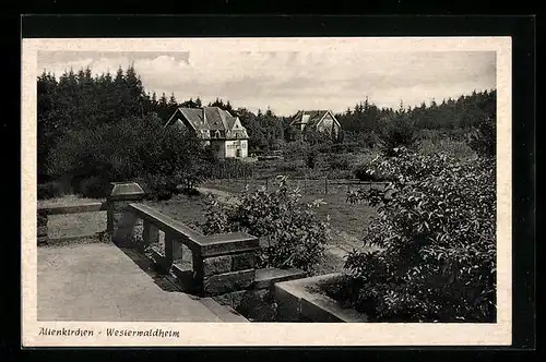 AK Altenkirchen, Teilansicht mit Westerwaldheim