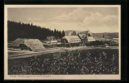 AK Feldberg-Schwarzwald, Blick auf Hotel Feldbergerhof