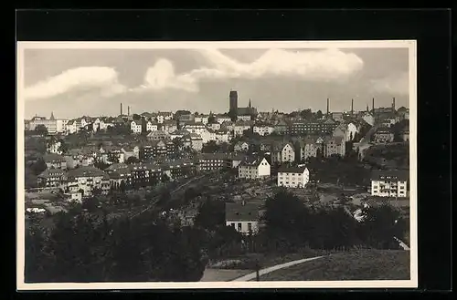 AK Lüdenscheid, Ortsansicht von oben