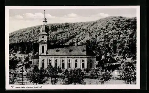 AK Springiersbach, Blick auf die Klosterkirche