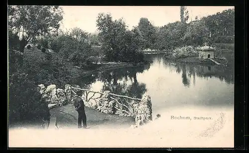 AK Bochum, Blick in den Stadtpark