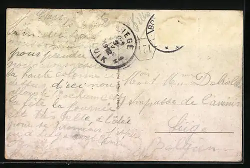 AK Bochum, Stadtpark, neuer Teil mit Bismarckturm