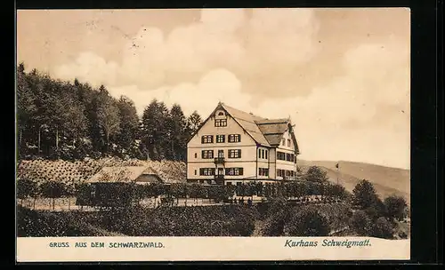 AK Schweigmatt /Schwarzwald, Blick auf das Kurhaus