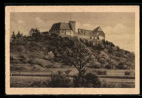 AK Otzberg im Odenwald, Blick auf die Burg