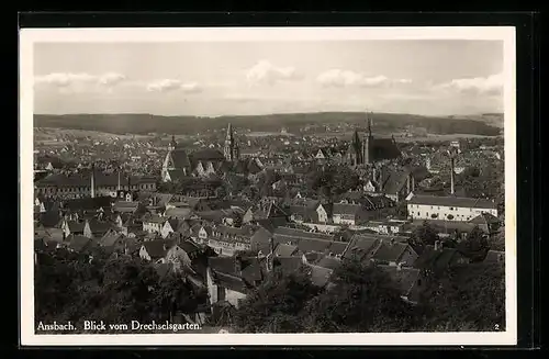 AK Ansbach, Blick vom Drechselsgarten