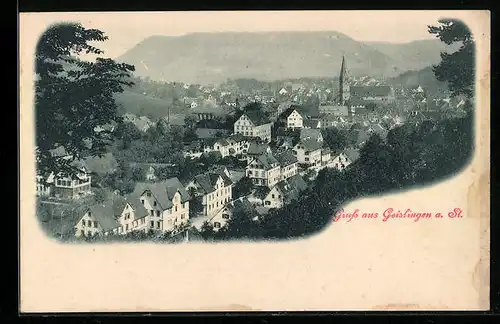 AK Geislingen a. St., Ortsansicht aus der Vogelschau