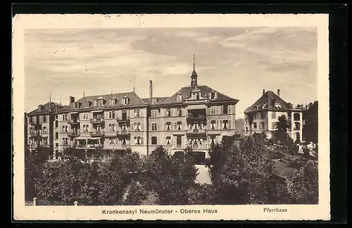 AK Zürich, Krankenaysl Neumünster, Oberes Haus, Pfarrhaus
