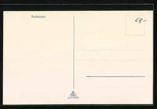 AK Zwei Beduinen auf Kamelen