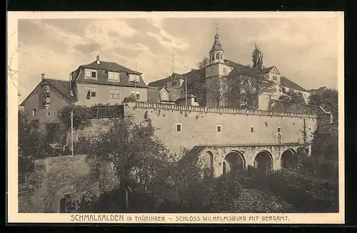 AK Schmalkalden i.Th., Schloss Wilhelmsburg mit Bergamt