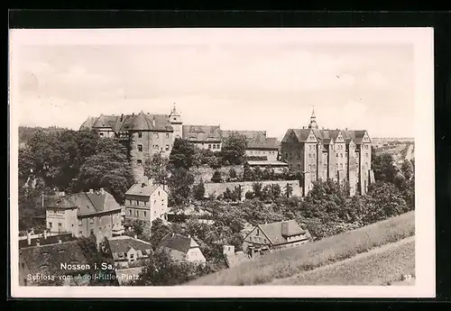 AK Nossen i.Sa., Ortsansicht mit Schloss