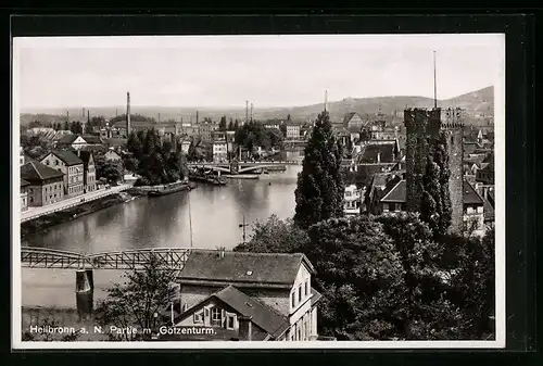 AK Heilbronn a. N., Partie mit Götzenturm