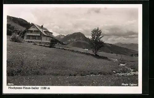 AK Oberjoch /bayr. Allgäu, Hochpasshaus Iseler