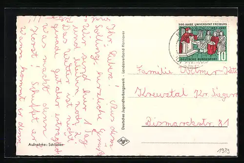 AK Neuhaus /Solling, Ansicht von Jugendherberge