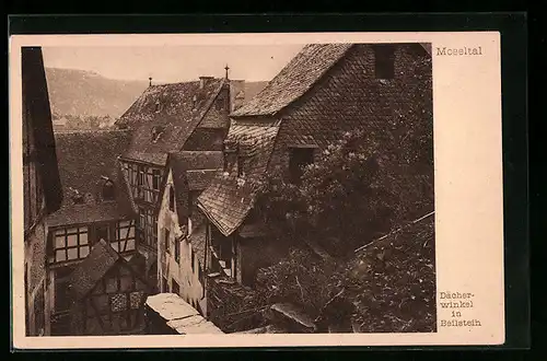 AK Beilstein /Moseltal, Dächerwinkel der Ortschaft