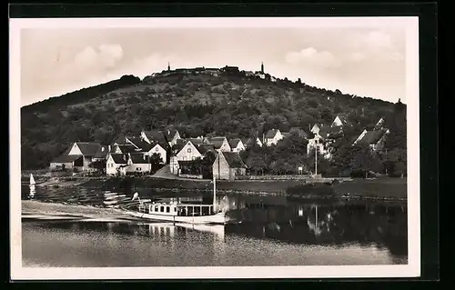 AK Rainbach a. N., Ortsansicht mit Dilsberg