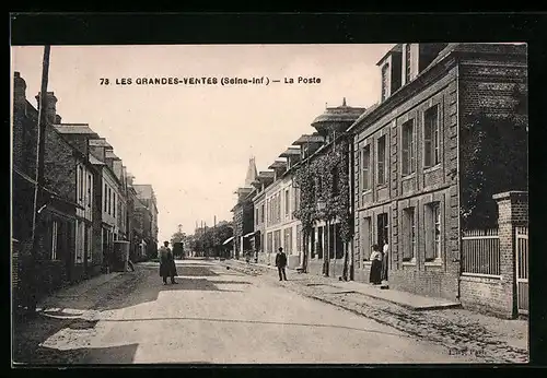 AK Les Grandes-Ventes, La Poste