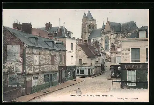 AK Aumale, Place des Moulins