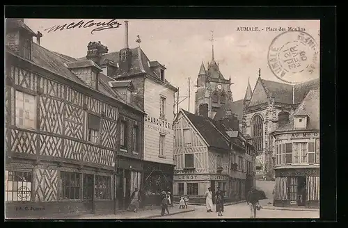 AK Aumale, Place des Moulins