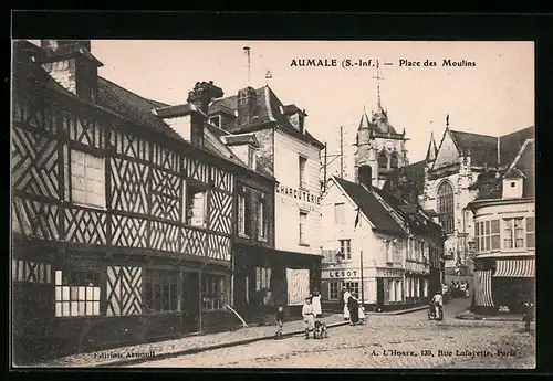 AK Aumale, Place des Moulins