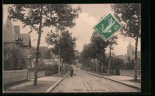 AK Aumale, Avenue de la Gare