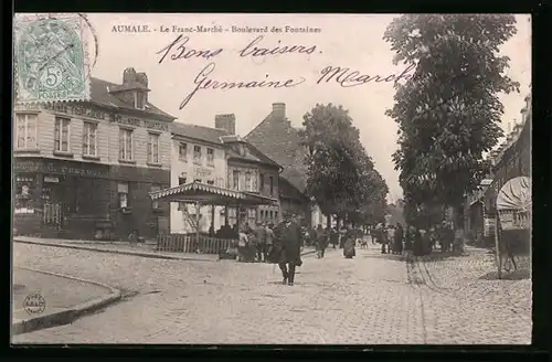 AK Aumale, Le Franc-Marche, Boulevard des Fontaines