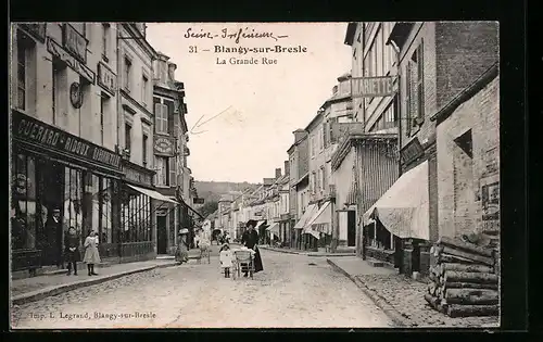 AK Blangy-sur-Bresle, La Grande Rue