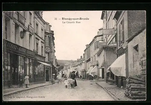 AK Blangy-sur-Bresle, La Grande Rue