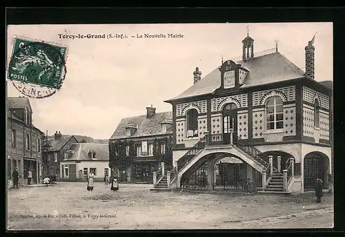AK Torcy-la-Grand, La Nouvelle Mairie