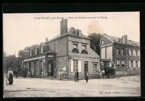 AK Canteleu /Rouen, Hotel du Rendez-vous de la Chasse