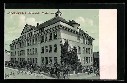 AK Schwenningen a. N., Gartenschule, Vereinslazarett