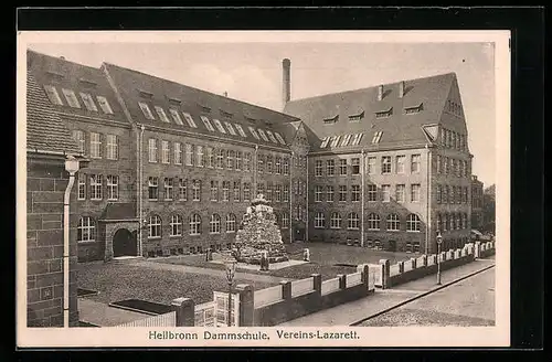 AK Heilbronn, Dammschule, Vereins-Lazarett