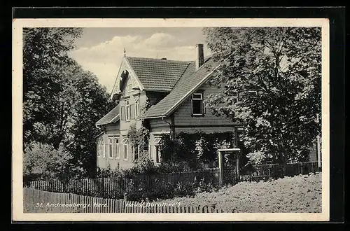 AK St. Andreasberg i. Harz, Haus Dorothee mit Garten