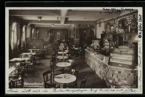 AK Göttingen, Kaffeehaus Vaterland, Inh.: H. Bartels