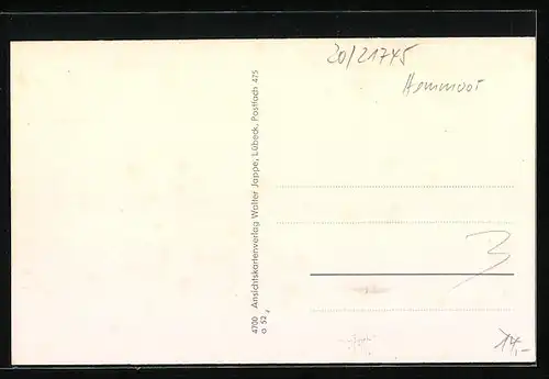 AK Westersode, Gemischtwaren Petersen, Siedlung, Ehrenmal