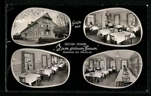 AK Oedsbach b. Oberkirch, Gasthof-Pension zum grünen Baum