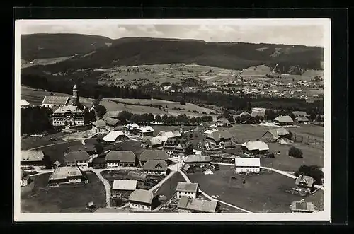 AK Höchenschwand /Schwarzw., Ortsansicht mit Kirche