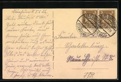 AK Bad Dürrheim, Totalansicht, Salinerondell