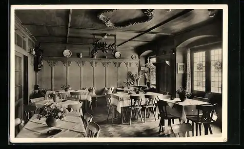 AK Meersburg, Winzerstube zum Becher, Hauptausschank