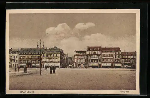 AK Saarlouis, Partie am Marktplatz