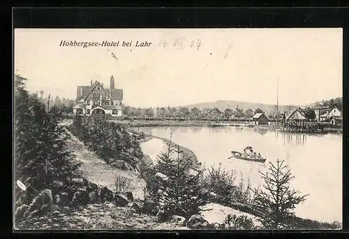 AK Lahr, Partie am Hohbergsee-Hotel