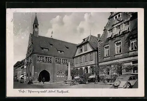 AK Lahr /Schwarzwald, Altes Rathaus mit Apotheke