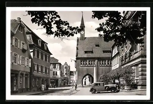 AK Lahr /Schwarzwald, Am alten Rathaus