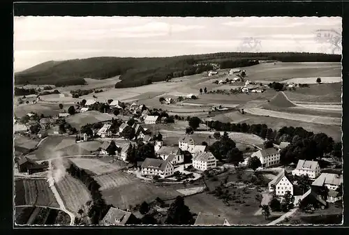 AK Kappel /Schwarzw., Ortsansicht vom Flugzeug aus