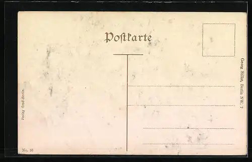 AK Berlin, Friedrichstrasse mit Passanten