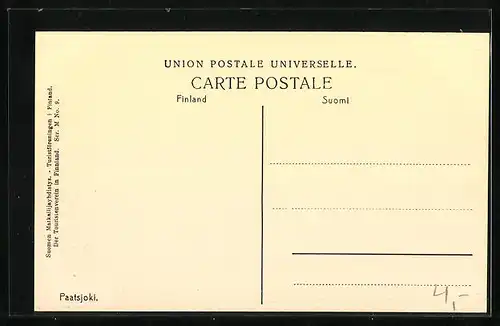 AK Paatsjoki, Blick auf Wasserfall