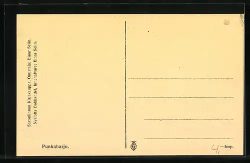 AK Punkaharju, Uferpartie mit Ruderbooten