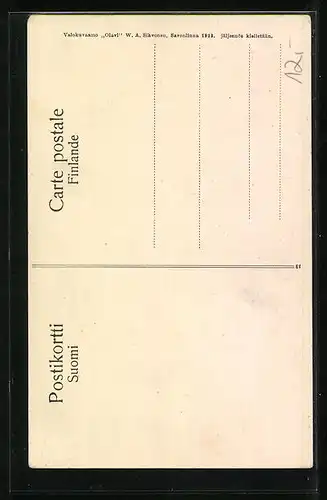 AK Takaharju, Strassenpartie, Gebäudeansicht