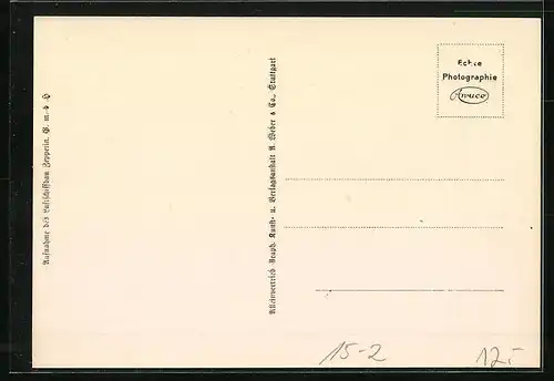 AK Aufhängung einer Zeppelin-Seitengondel